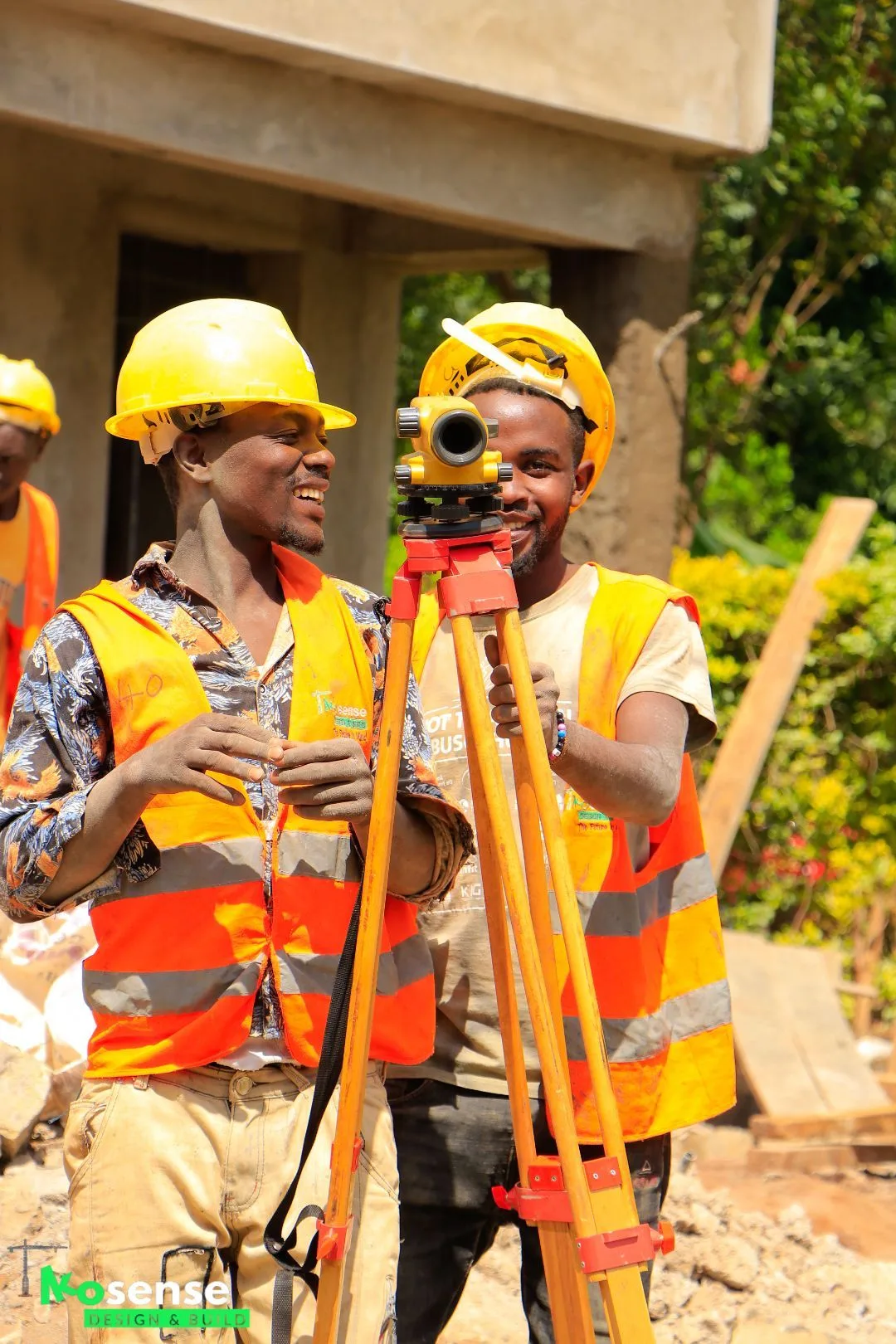 Levé topographique d’une voirie à Yamoussoukro